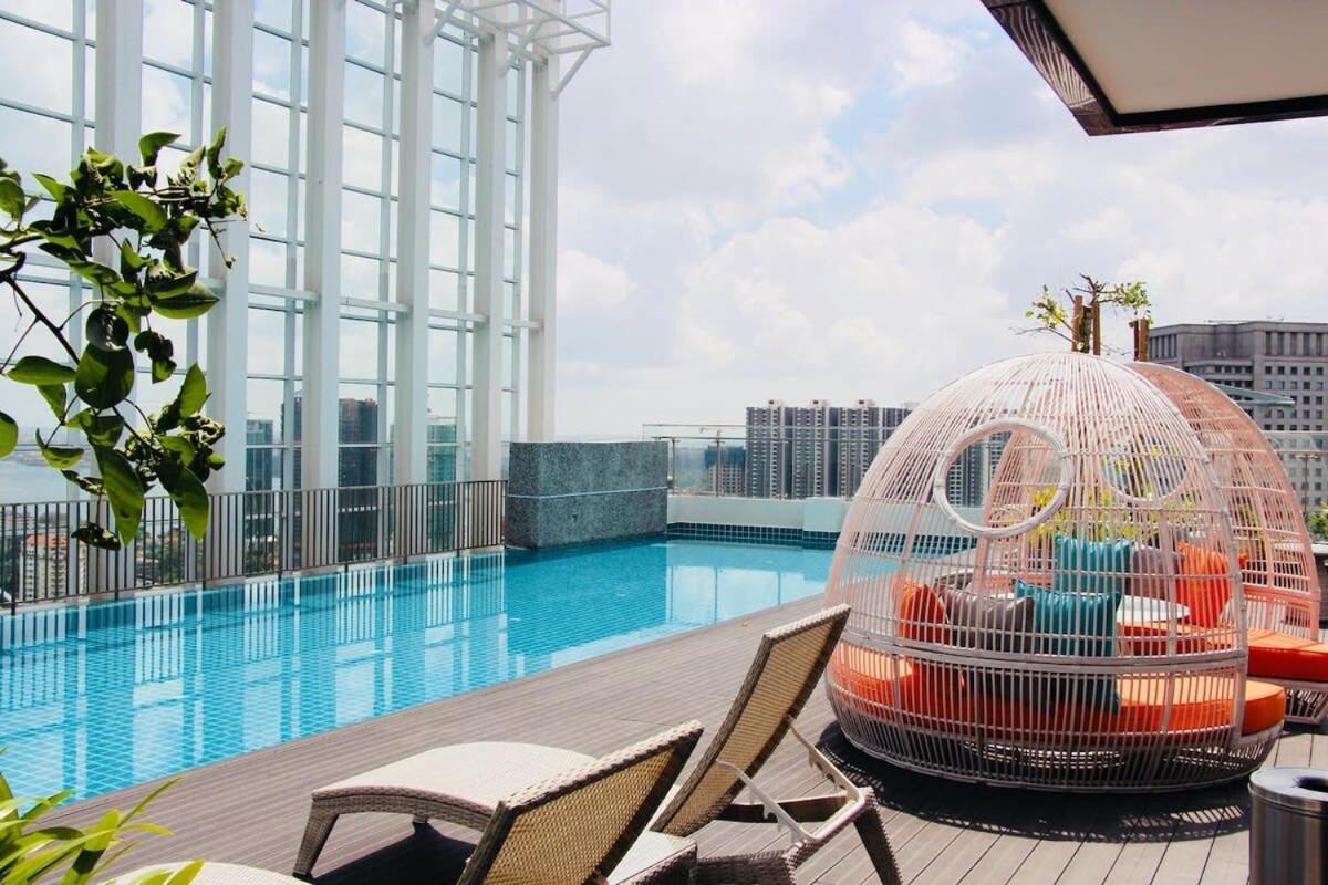 Cozy & High Floor Suite In Suasana Jb 15, Views Johor Bahru Exterior foto